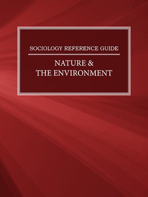 cover image of Sociology Reference Guide: Nature & the Environment
